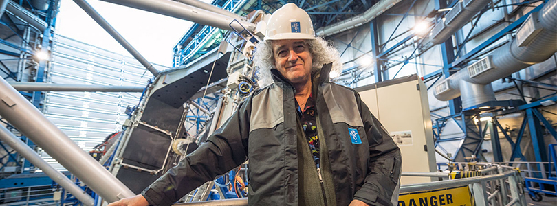 Astrophysicist Dr Brian May visits ESO´s Paranal observatory, 2015