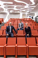 Stefan Vilsmeier, Claus Promberger and Professor Cordula Petersen