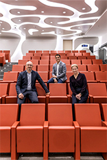 Stefan Vilsmeier, Prof. Dr. Cordula Petersen und Claus Promberger 