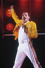 Freddie in typischer Pose 