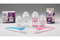 Plagiat eines Flaschen-Sets für Neugeborene 