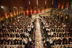 Das festliche Dinner anlässlich der Nobelpreisverleihung in Stockholm