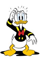 Donald, gezeichnet von Carl Barks