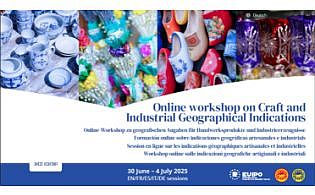 Grafik: Online-Workshop zu geographischen Angaben am 4. Juli 