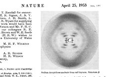 "Foto 51" in "Nature" vom 25. April 1953 