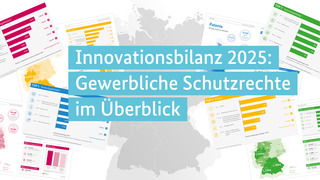 Titelbild: DPMA-Anmeldungen Patente und Marken