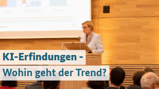 Präsidentin am Rednerpult